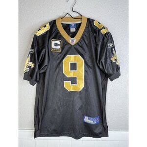 New Orleans Saints Jersey Drew Brees Reebok NFL On Field Sz 48 Captains Jersey